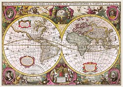 Карта на света от 1630 година - пъзел