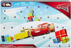Коледен календар Mattel - Колите - творчески комплект