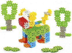 Детски конструктор с вафлени блокчета - творчески комплект