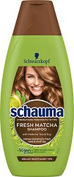 Schauma Fresh Matcha Shampoo - фон дьо тен