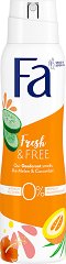 Fa Fresh & Free Cucumber & Melon Deodorant - 