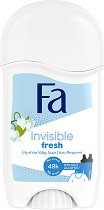 Fa Invisible Fresh Anti-Perspirant Stick - четка