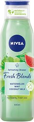 Nivea Fresh Blends Watermelon Shower Gel - маска