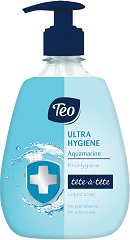 Teo Ultra Hygiene Aquamarine Liquid Soap - гъба за баня