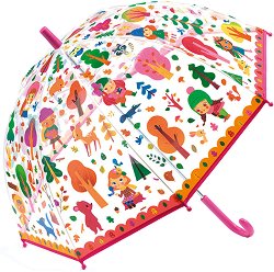 Детски чадър Djeco - Гора - 