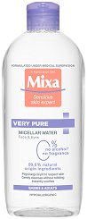 Mixa Very Pure Micellar Water - очна линия