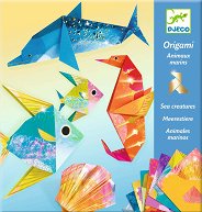Оригами Djeco - Животни от океана - играчка