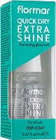 Flormar Quick Dry Extra Shine Top Coat - червило