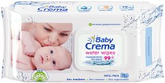 Бебешки мокри кърпички Baby Crema - маска