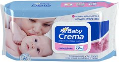 Бебешки мокри кърпички Baby Crema - шампоан