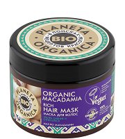 Planeta Organica Rich Hair Mask Organic Macadamia - шампоан