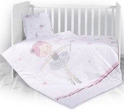 Бебешки спален комплект 3 части Lorelli Cosy Ballet Pink - 