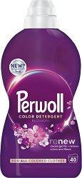 Универсален течен перилен препарат с флорален аромат - Perwoll Renew & Blossom - 