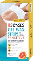 Nature of Agiva Senses Gel Wax Strips - мокри кърпички