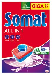 Таблетки за съдомиялна - Somat All in 1 - 