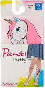 Детски фигурален чорапогащник Penti Pretty Unicorn - четка