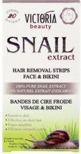 Victoria Beauty Snail Extract Hair Removal Strips - маска