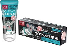 Splat Junior So' Natural Bubble Gum Toothpaste - четка