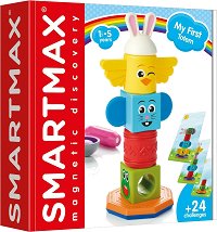 Детски магнитен конструктор SmartMax - Моят първи тотем - играчка