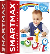 Детски магнитен конструктор SmartMax - Моите първи звуци и емоции - играчка