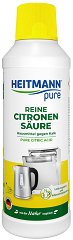 Течна лимонена киселина за почистване Heitmann Pure - продукт