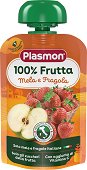 Plasmon - Плодова закуска с ябълки и ягоди - продукт