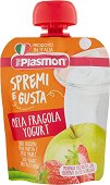 Plasmon - Плодова закуска с ябълки, ягоди и йогурт - 
