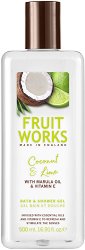 Fruit Works Coconut & Lime Bath & Shower Gel - 