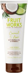 Fruit Works Coconut & Lime Body Scrub - масло