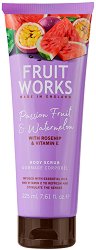 Fruit Works Passion Fruit & Watermelon Body Scrub - масло