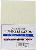 Пергаментов копирен картон A4 за визитки Top Office