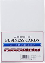 Релефен копирен картон A4 за визитки Top Office