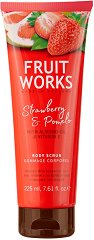 Fruit Works Strawberry & Pomelo Body Scrub - олио