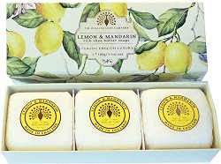 English Soap Company Lemon & Mandarin Gift Box - фон дьо тен