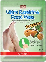 Purederm Ultra Repairing Foot Mask With Apricot - лосион