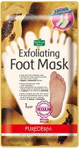 Purederm Exfoliating Foot Mask Papaya & Chamomile Extract - крем