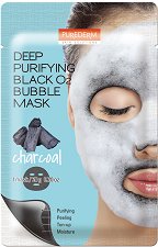 Purederm Deep Purifying Black O2 Bubble Mask - маска