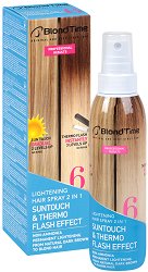 Blond Time 6 Lightening Hair Spray 2 in 1 - четка