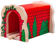 Дървен тухлен тунел Bigjigs Toys - играчка