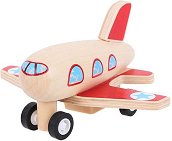 Дървено самолетче Bigjigs Toys - играчка