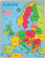 Карта на Европа - пъзел