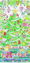 Адвент календар - Коледно дърво - 