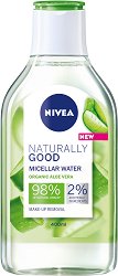 Nivea Naturally Good Organic Aloe Vera Micellar Water - пудра