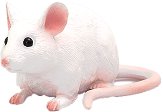 Фигурка на бяла мишка Mojo - несесер