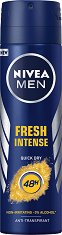 Nivea Men Fresh Intense Anti-Transpirant - мокри кърпички