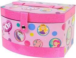Детски комплект с гримове в куфар - POP Girls Beauty Vanity Case - творчески комплект