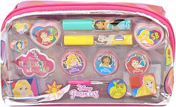 Детски комплект с гримове в несесер - Disney Princess - 