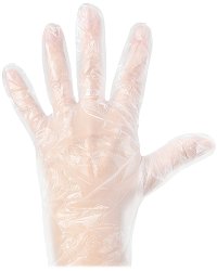 Полиетиленови ръкавици за еднократна употреба - червило