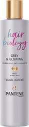 Pantene Hair Biology Grey & Glowing Shampoo - 