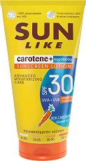 Sun Like Carotene+ Moisturizing Sunscreen Lotion - мляко за тяло